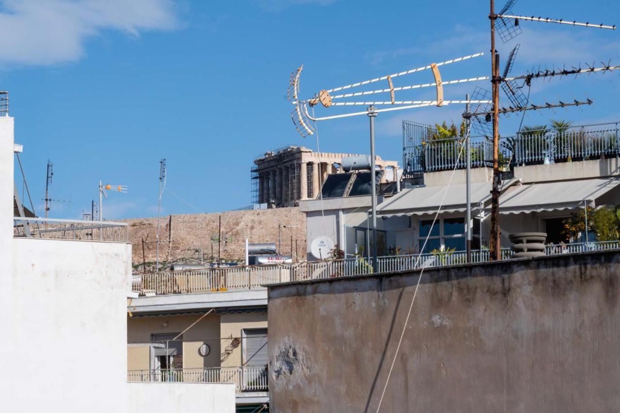 Acropolis View Vintage Style Apartment In Koukaki Athens Ngoại thất bức ảnh