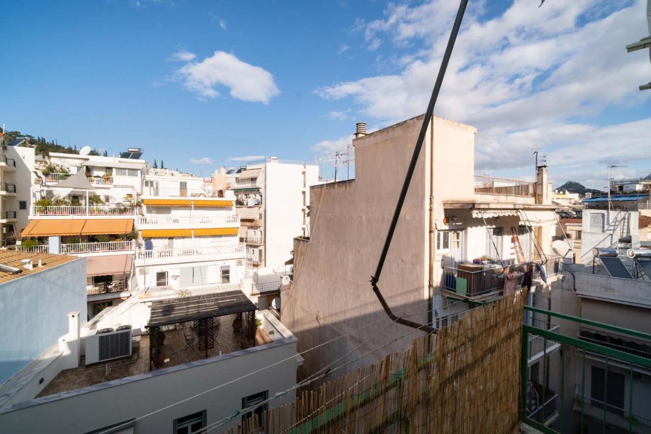 Acropolis View Vintage Style Apartment In Koukaki Athens Ngoại thất bức ảnh